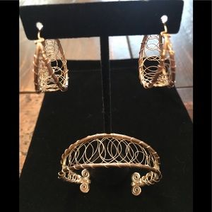 Ster Silver Bracelet /Earrings by Angela Lensch